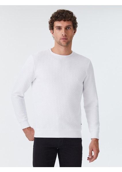 2025441 Beyaz M Sweat Erkek