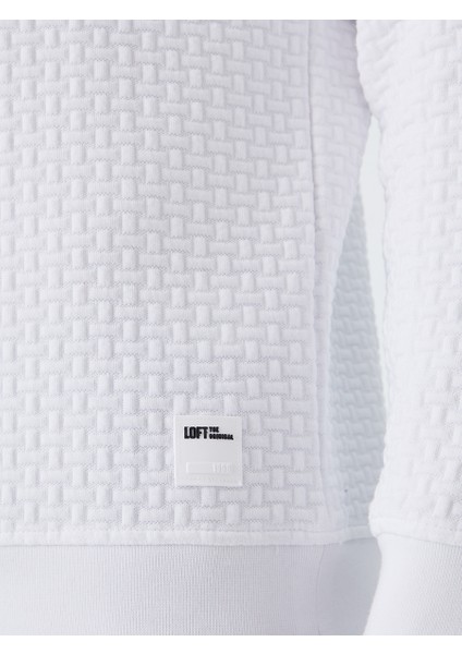 2025441 Beyaz M Sweat Erkek