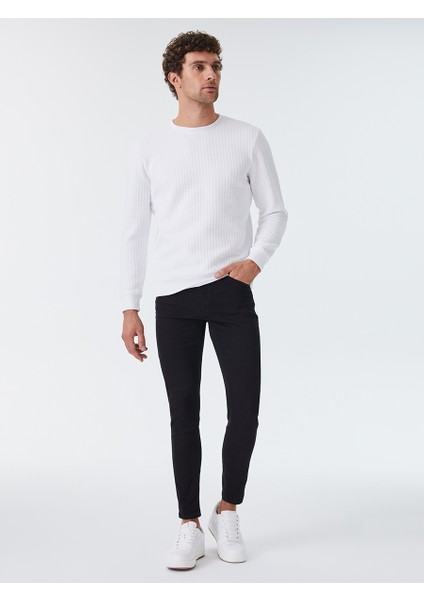 2025441 Beyaz M Sweat Erkek