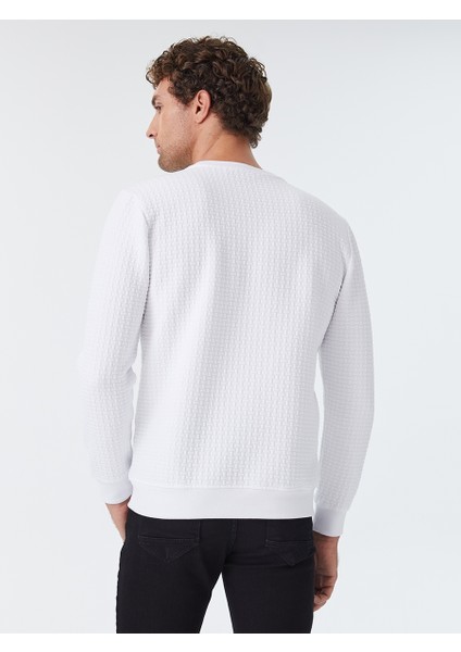 2025441 Beyaz M Sweat Erkek