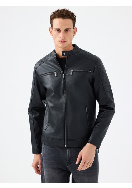 Regular Fit Erkek Mont Pu