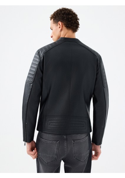 Regular Fit Erkek Mont Pu