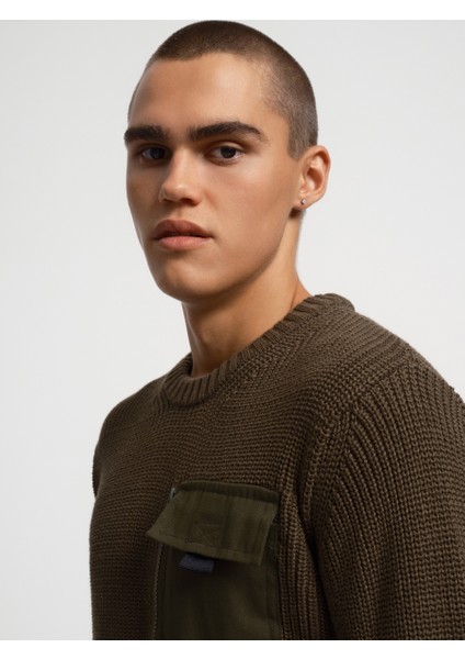 Regular Fit Erkek Kazak LF2033888 LF2033888013