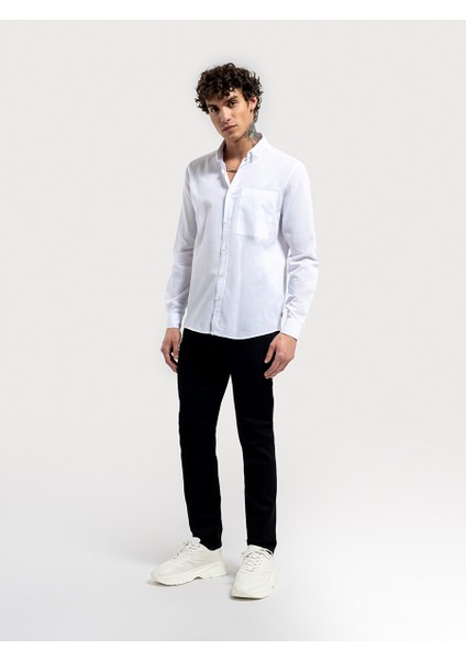 Oversize Fit Erkek Gömlek LF2033014 LF2033014015