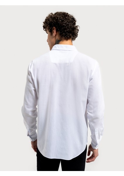 Oversize Fit Erkek Gömlek LF2033014 LF2033014015