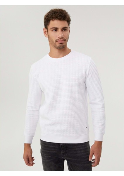 2025441 Beyaz M Sweat Erkek modelleri