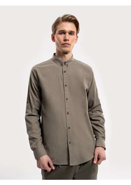 Regular Fit Erkek Gömlek U.kol
