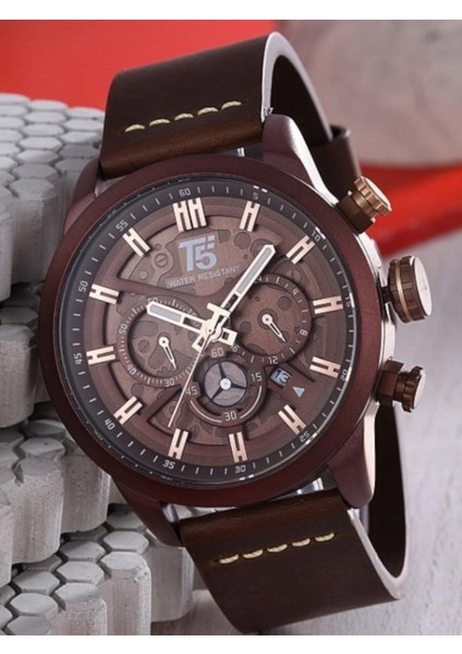 Siyah Iç Fonksiyonları Aktif Erkek Kol Saati