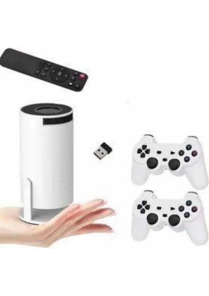 Taşınabilir Android Projeksiyon Ayaklı Çift Kollu 4K Çözünürlüklü Sinema Projeksiyonu fırsatları