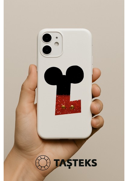 Taşlı Ütülenebilen Veya Sticker Olarak Kullanılabilen ' Mickey L ' Harfi fiyatları
