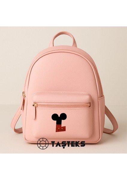 Taşlı Ütülenebilen Veya Sticker Olarak Kullanılabilen ' Mickey L ' Harfi modelleri