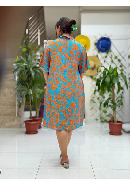 VN18113 Viskon Venedik Elbise modelleri