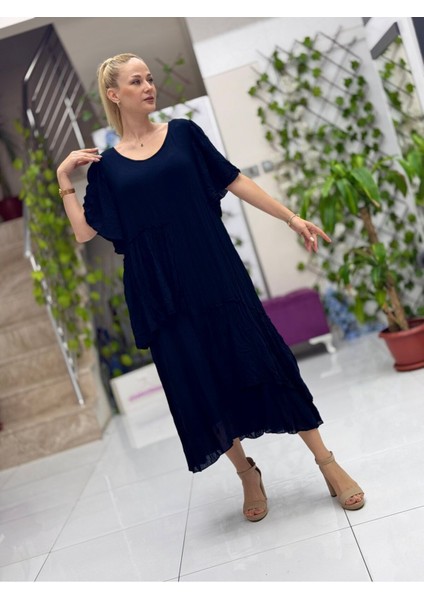 VL4120 Pamuk Vual Elbise Siyah fiyatları