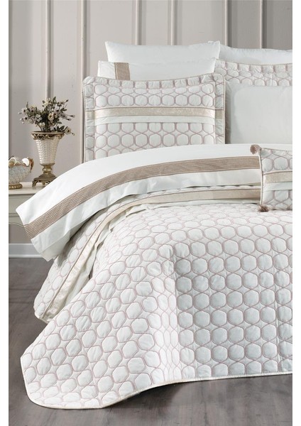 Valeron 10 Parça Çeyiz Seti Krem