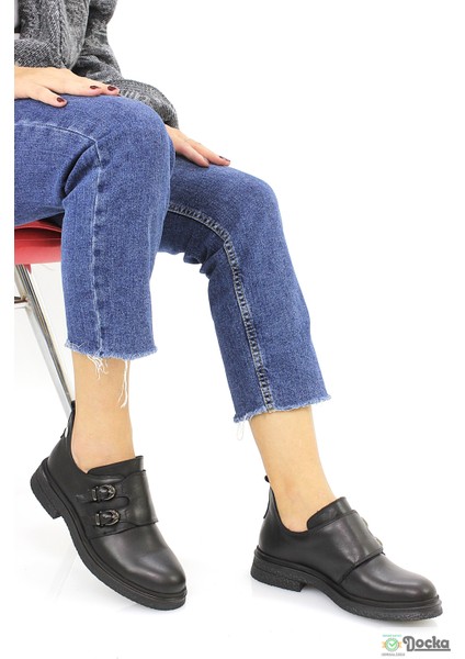 Kadın Hakiki Deri Ortopedik Spor Tarz Kışlık Ayakkabı M26/KA745