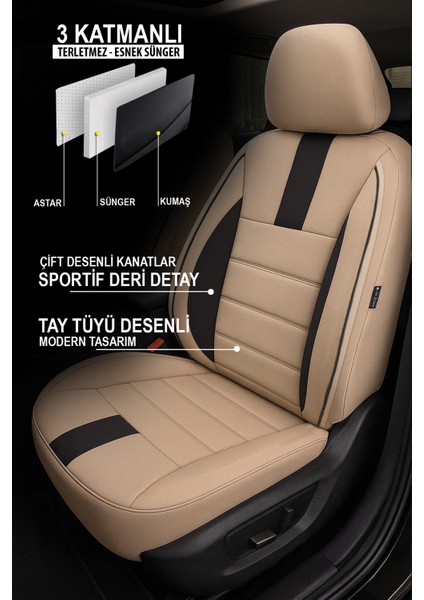 Oniks Tay Tüyü Oto Koltuk Kılıfı-(Renault Fluence-Megan 1-2-3-Clio-Symbol-Tailant-Toros) fiyatları