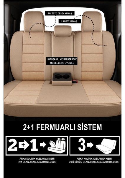 Oniks Tay Tüyü Oto Koltuk Kılıfı-(Renault Fluence-Megan 1-2-3-Clio-Symbol-Tailant-Toros) indirimleri
