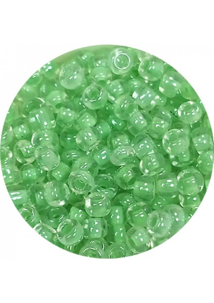 Dökme Cam Kum Boncuk (8/0) 3 mm - 60 Gram - Şeffaf Açık Yeşil - BNC191 fiyatları