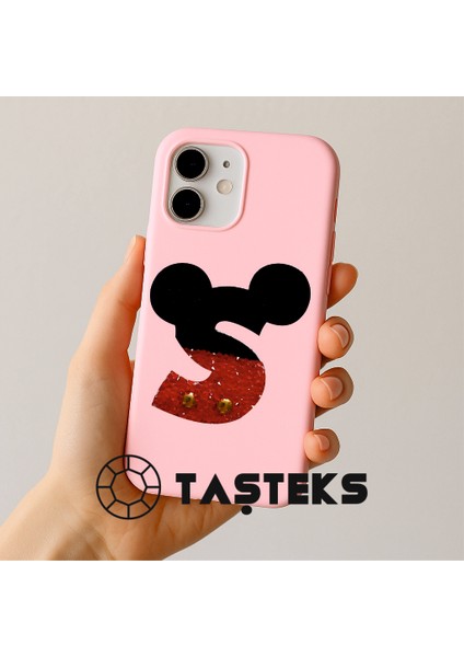 Taşlı Ütülenebilen Veya Sticker Olarak Kullanılabilen ' Mickey S ' Harfi modelleri