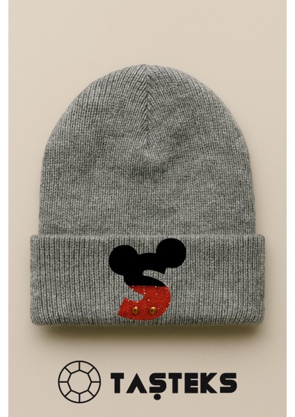 Taşlı Ütülenebilen Veya Sticker Olarak Kullanılabilen ' Mickey S ' Harfi fırsatları