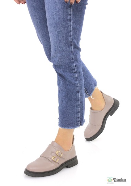 Kadın Hakiki Deri Ortopedik Spor Tarz Kışlık Ayakkabı M26/KA745