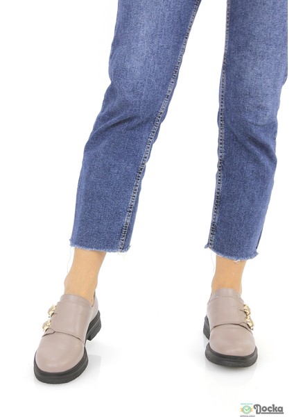 Kadın Hakiki Deri Ortopedik Spor Tarz Kışlık Ayakkabı M26/KA745