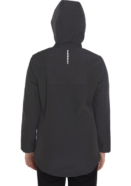 Antrasit Kadın Su Geçirmez Softshell Outdoor Mont / Ceket - 5037-06 fırsatları