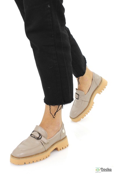 Kadın Hakiki Deri Kalın Taban Loafer Günlük Ayakkabı M26/KA820 fiyatları