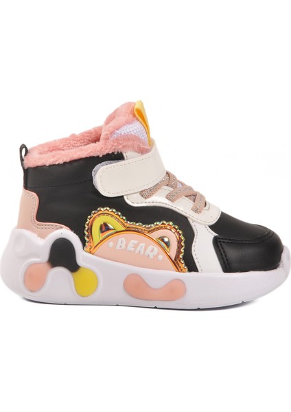 Pudra Cırtlı Işıklı Içi Kürklü Anatomik Bebek Bot 2058 B