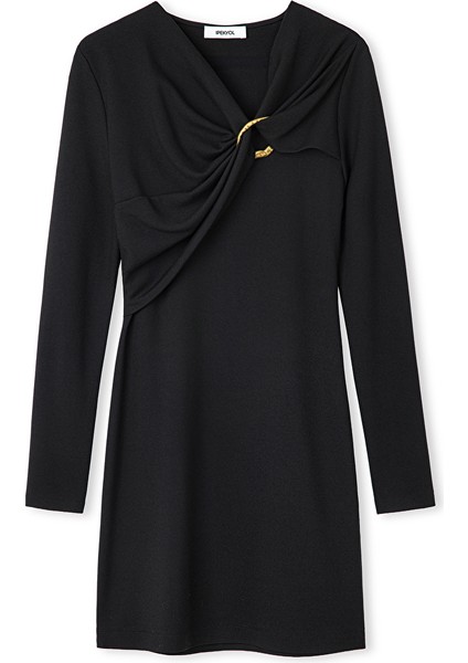 Çift Parça Görünüm Mini Elbise IW6250002215001 indirimleri