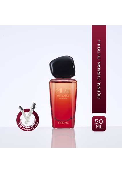 Muse Intense Edp Kadın Parfüm 50 ml | Çiçeksi & Gurman | Frenk Üzümü, Çikolata, Vanilya, Pralin