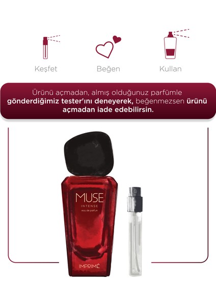 Muse Intense Edp Kadın Parfüm 50 ml | Çiçeksi & Gurman | Frenk Üzümü, Çikolata, Vanilya, Pralin modelleri