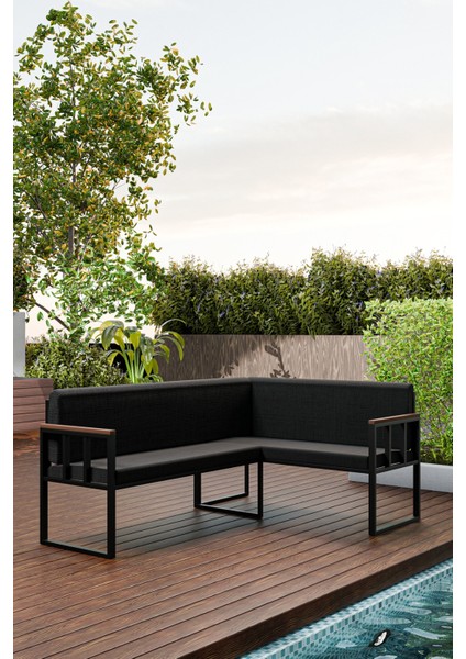 Pare Köşe Takımı Siyah (Mutfak,bahçe,balkon,oturma Odası) fiyatları