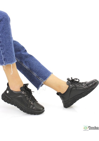 Kadın Spor Tarz Günlük Ortopedik Hakiki Deri Ayakkabı M26/KA3440 fırsatları