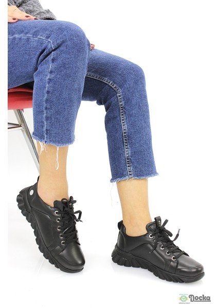 Kadın Spor Tarz Günlük Ortopedik Hakiki Deri Ayakkabı M26/KA3440