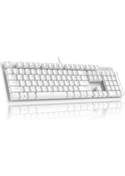 Mk-Storm 104 Tuş Blue Switch Kablolu Türkçe Q Beyaz Gaming Klavye fiyatları