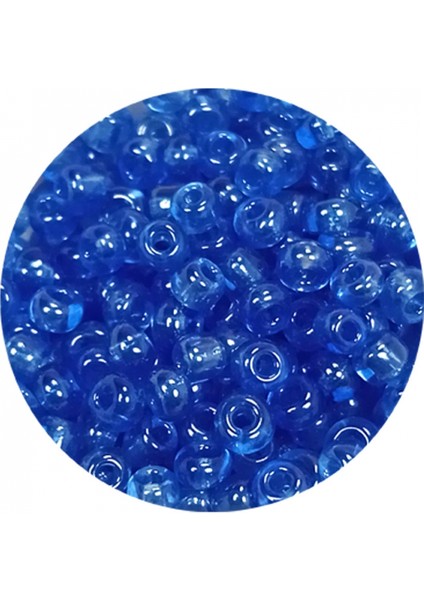 Dökme Cam Kum Boncuk (8/0) 3 mm - 60 Gram - Şeffaf Açık Mavi - BNC204 fiyatları