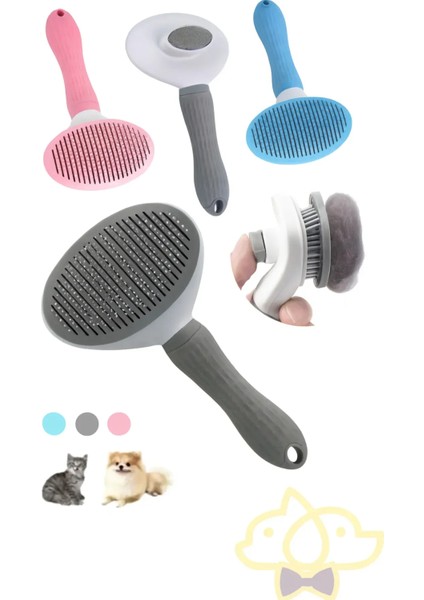 Otomatik Temizlenen Tuşlu Basmalı Telli Kedi Köpek Tarak Tüy Toplama Tarağı Tarama Bakım Fırçası fiyatları
