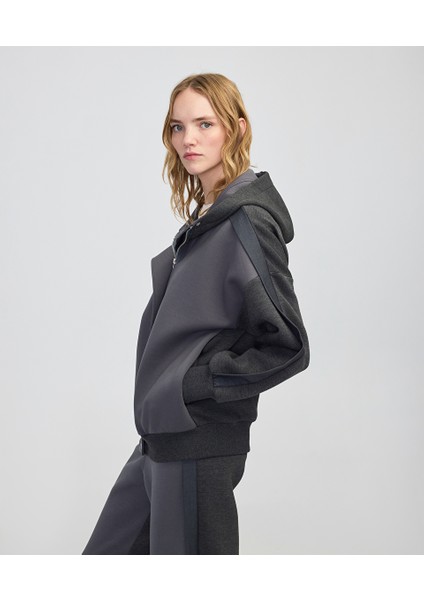 Kumaş Mix Colorblock Sweatshirt IW6250091043036 fiyatları