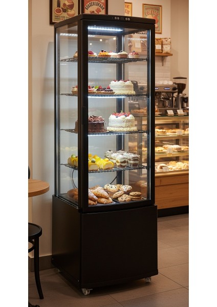 Dikey Soğuk Teşhir ve Pasta Dolabı 235L