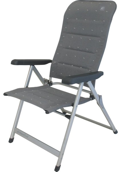 Eurotrail Trondheim Katlanabilir Kamp Sandalyesi – 7 Kademeli | Gri