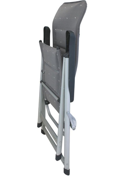 Eurotrail Trondheim Katlanabilir Kamp Sandalyesi – 7 Kademeli | Gri modelleri