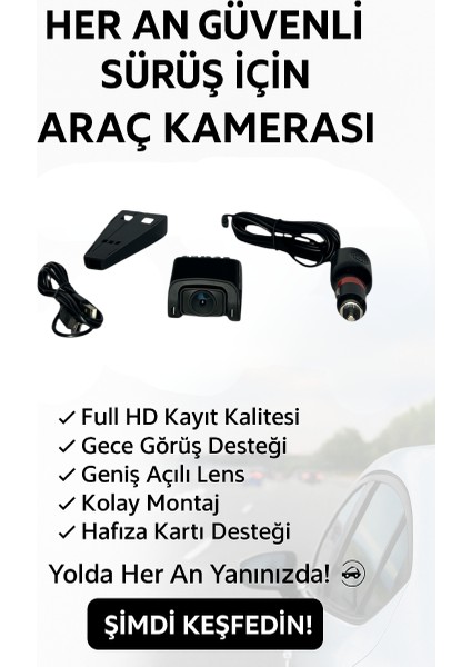 Araç Içi Dvr Kamera Full Hd 1080P Geniş Açı Gece Görüşlü fiyatları