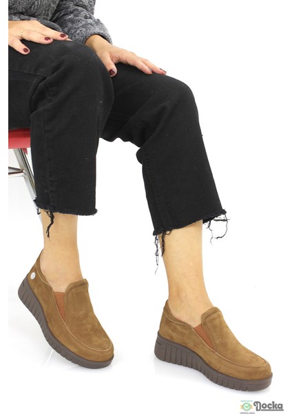 Kadın Ortopedik Hakiki Deri Bağcıksız Kışlık Spor Tarz Ayakkabı M26/KA3560 modelleri