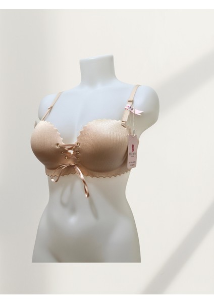 Lazer Kesim Dikişsiz Sütyen – Ip Detaylı & Önden Bağlamalı- B cup modelleri