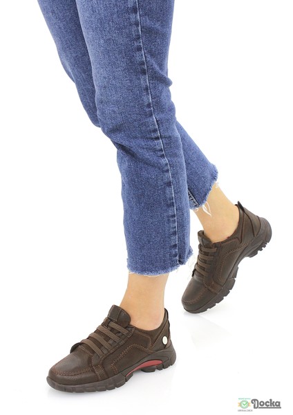 Kadın Kışlık Spor Tarz Ortopedik Hakiki Deri Bağcıksız Ayakkabı M26/KA3465 modelleri