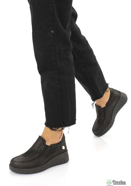 Kadın Ortopedik Hakiki Deri Bağcıksız Kışlık Spor Tarz Ayakkabı M26/KA3560 modelleri