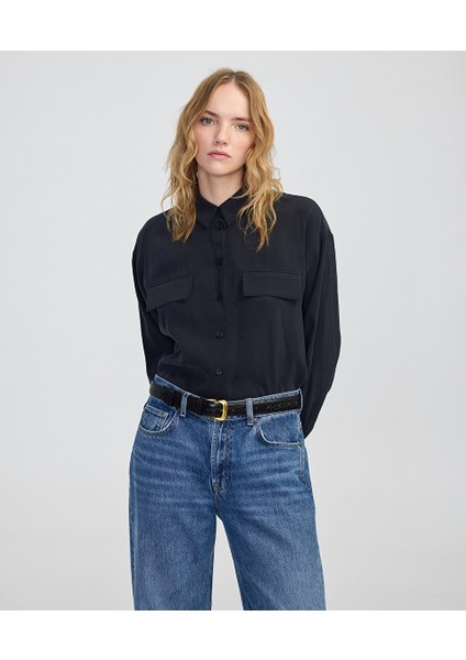 Cep Kapaklı Basic Gömlek IW6250025143001