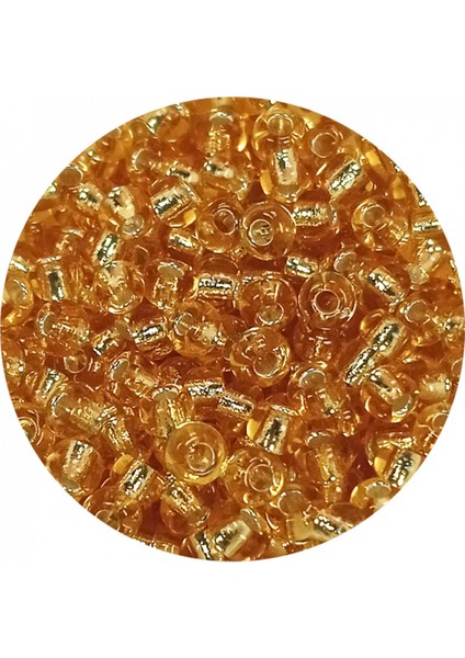 Dökme Cam Kum Boncuk (8/0) 3 mm - 20 Gram - Şeffaf Koyu Sarı - BNC176 fiyatları