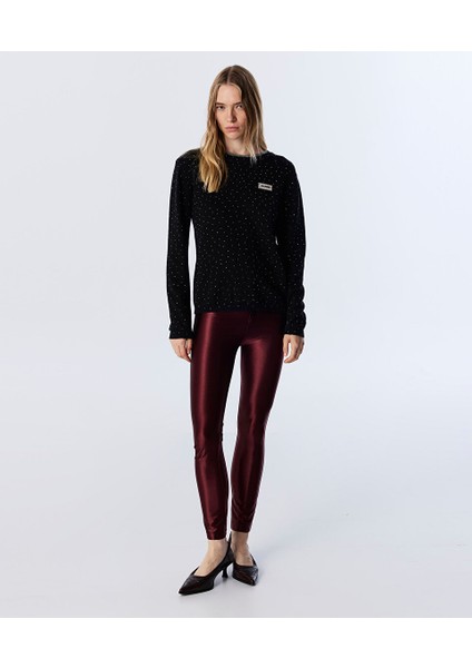 Hotfıx Baskılı Colorblock Triko TW6250050224001 fiyatları